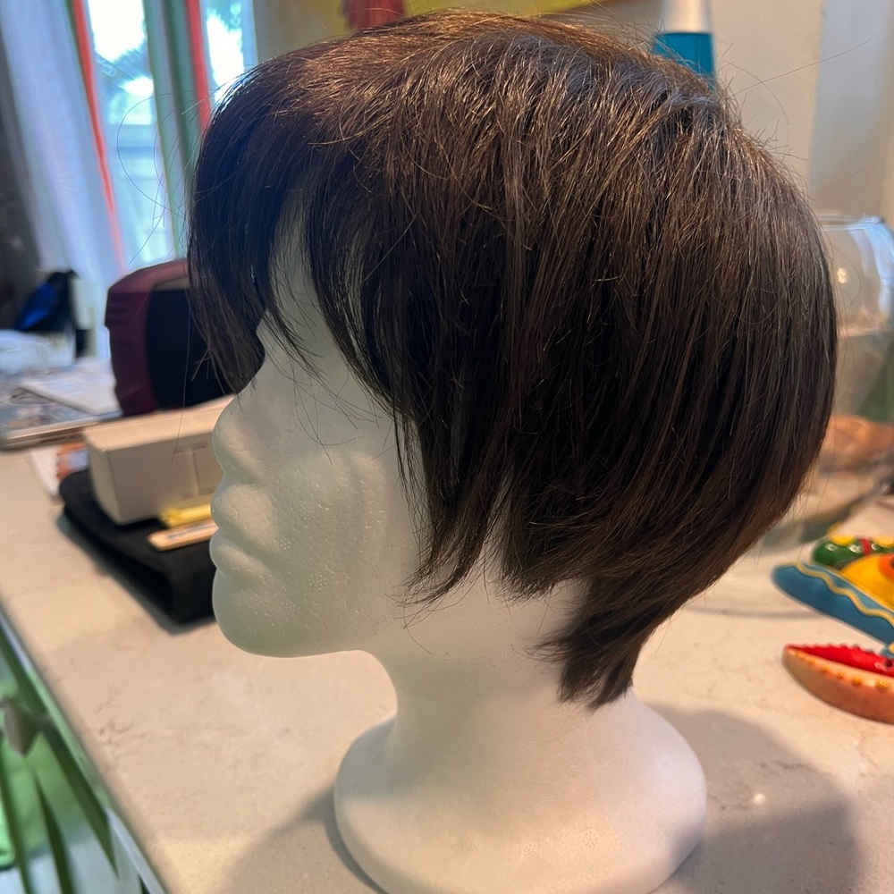 Stylish Short Brown Women's Wig - Natural Brown